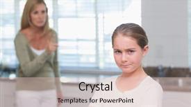  Presentation with home inspections - PPT theme consisting of children fighting - sulking little having an argument background and a  colored foreground