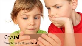  Presentation with hands of children - PPT layouts with children found in telephone interesting background and a coral colored foreground