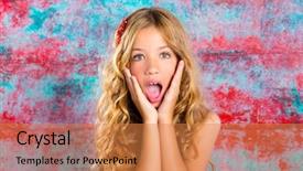  Presentation with children playing - Amazing slide set having children friends girls playing together backdrop and a  colored foreground