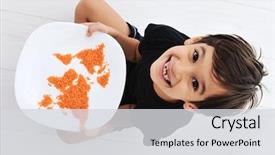  Presentation with world map - Amazing PPT theme having children global - world map kid with seed backdrop and a light gray colored foreground