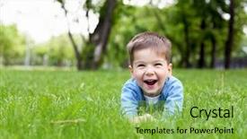  Presentation with park - PPT theme with children green - portrait of a happy little background and a seafoam green colored foreground