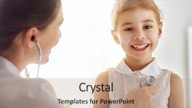  Presentation with metabolic syndrome doctor examining - Slide deck enhanced with children hospitals - doctor examining a child girl background and a coral colored foreground