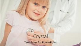  Presentation with metabolic syndrome doctor examining - Slides enhanced with children hospitals - female doctor examining child background and a  colored foreground