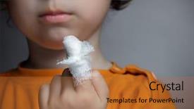  Presentation with wound - Beautiful presentation featuring children injury - boy with a wound backdrop and a red colored foreground