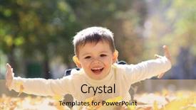  Presentation with old - Cool new presentation theme with children moeslem - 5 years old child lying backdrop and a lemonade colored foreground