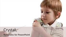  Presentation with child medicine - Slide set enhanced with children pain - medicine healthcare syringe injecting scared background and a soft green colored foreground