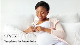  Presentation with african children - PPT theme with children phone - pregnancy people and technology concept background and a light gray colored foreground