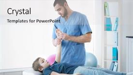  Presentation with children physiotherapy - Cool new presentation with children physiotherapy - physiotherapist working with patient backdrop and a light gray colored foreground