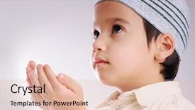  Presentation with muslim - Cool new presentation with children praying - muslim little cute kid backdrop and a lemonade colored foreground