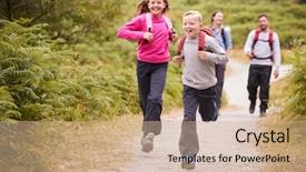  Presentation with children running - Amazing presentation having children running ahead of parents backdrop and a coral colored foreground