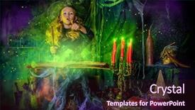  Presentation with halloween - Slides having children s books - happy halloween cute child girl background and a wine colored foreground