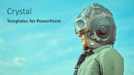  Presentation with dreams - Presentation theme enhanced with children-s-dreams-portrait background and a arctic colored foreground