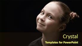  Presentation with kids space - Presentation theme featuring children-s-emotions-happy-kids background and a wine colored foreground