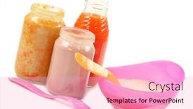  Presentation with food white - Theme featuring children-s-food-isolated background and a lemonade colored foreground