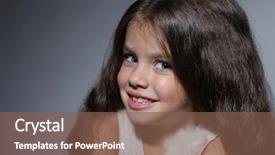  Presentation with dark - Cool new PPT layouts with children sexy posing - close up portrait of young backdrop and a  colored foreground