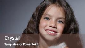  Presentation with dark - Colorful PPT theme enhanced with children sexy posing - close up portrait of young backdrop and a  colored foreground