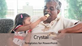  Presentation with indian - Amazing PPT layouts having children sharing food - portrait of indian family backdrop and a coral colored foreground