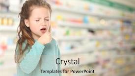  Presentation with allergies - Audience pleasing PPT layouts consisting of children sick - allergies or cold concept little backdrop and a soft green colored foreground