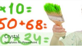  Presentation with art thearpy children - PPT theme having children theme art education school background and a  colored foreground