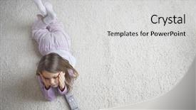  Presentation with top view of soybean - Cool new PPT layouts with children tv - top view of a little backdrop and a light gray colored foreground