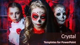  Presentation with children books - Cool new theme with childrens books - halloween party cheerful children backdrop and a wine colored foreground