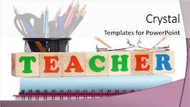  Presentation with wood - Amazing presentation having childrens books - word teacher composed from wood backdrop and a white colored foreground