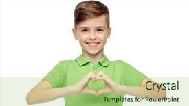  Presentation with childrens day - PPT layouts with childrens day - childhood love charity health care background and a mint green colored foreground