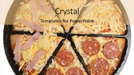  Presentation with concrete ready mix - Amazing presentation theme having childrens food - mixed pizza slices in packaging backdrop and a yellow colored foreground