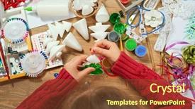  Presentation with childrens - Theme enhanced with childrens making decorations for new background and a  colored foreground