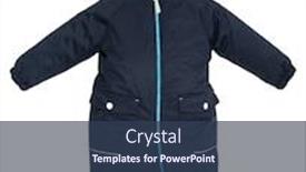  Presentation with childrens - PPT theme having childrens-snowsuit-fall background and a ocean colored foreground