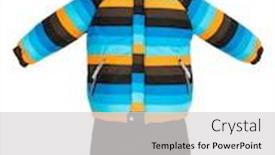  Presentation with childrens - Presentation design featuring childrens-snowsuit-fall background and a light gray colored foreground