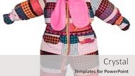  Presentation with childrens - Cool new presentation theme with childrens snowsuit fall on a white background backdrop and a light gray colored foreground