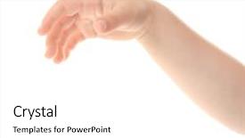  Presentation with pink and white roses shabby chic country - Cool new presentation theme with child's hand gesturing isolated backdrop and a white colored foreground