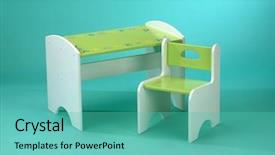  Presentation with law children child support - PPT theme featuring baby food and milk isolated on white background and a sky blue colored foreground