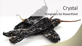  Presentation with mexican - Colorful slides enhanced with chile pasilla mexican dried chili backdrop and a white colored foreground