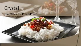  Presentation with chili - Audience pleasing PPT theme consisting of cons - chili con carne served backdrop and a coral colored foreground
