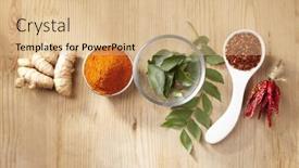  Presentation with curry powder - 