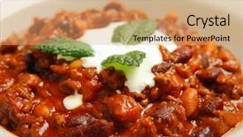  Presentation with chilli - Slides enhanced with chilies - picture of traditional mexican chilli background and a coral colored foreground