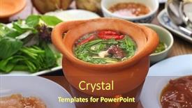  Presentation with thai - Colorful slide set enhanced with chim-chum-thai-isan-traditional backdrop and a tawny brown colored foreground