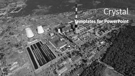  Presentation with infrared - Colorful slide set enhanced with chimney-of-power-plant backdrop and a dark gray colored foreground