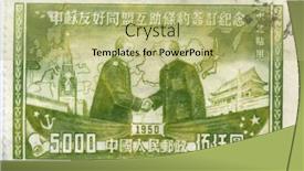  Presentation with stalin - Cool new presentation theme with china-circa-1950-the-stamp backdrop and a mint green colored foreground