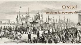  Presentation with journal - Colorful presentation theme enhanced with china emperor for treaty backdrop and a lemonade colored foreground