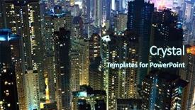  Presentation with apartment - Slide deck consisting of china infrastructure - apartment building at night background and a wine colored foreground