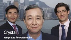  Presentation with children multiethnic - Cool new theme with china leadership - portrait of confident multiethnic businessmen backdrop and a dark gray colored foreground