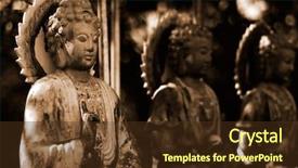  Presentation with taiwan china - Theme featuring china taiwan - you can see buddha idol background and a  colored foreground