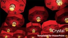  Presentation with lanterns - Beautiful theme featuring breast augmentation in plastic surgery backdrop and a soft green colored foreground