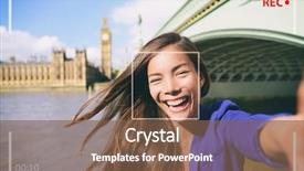  Presentation with recording - PPT layouts featuring chinese - selfie portrait travel woman recording background and a tawny brown colored foreground