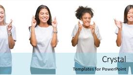  Presentation with chinese american - Presentation having chinese arab african american background and a  colored foreground