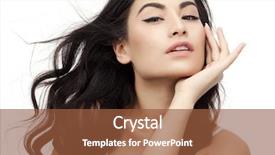  Presentation with asian culture and food - Theme having chinese beauty - portrait of attractive asian woman background and a tawny brown colored foreground