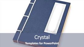  Presentation with china - PPT layouts enhanced with chinese book background and a ocean colored foreground